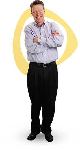 Dan Wedin, Director of Business Development at 24x7 IT Solutions happy to give away free steak dinners!