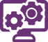 Gears icon representing the the proven documented systems of the best IT companies in Portland.